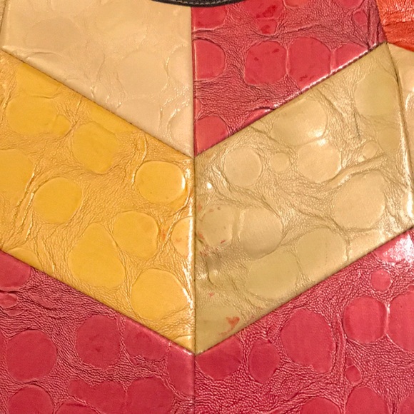 Akira Multicolor Large Thin Clutch - Picture 6 of 7